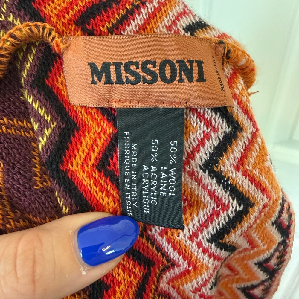 Missoni Multicolor Zigzag Knit - image 3